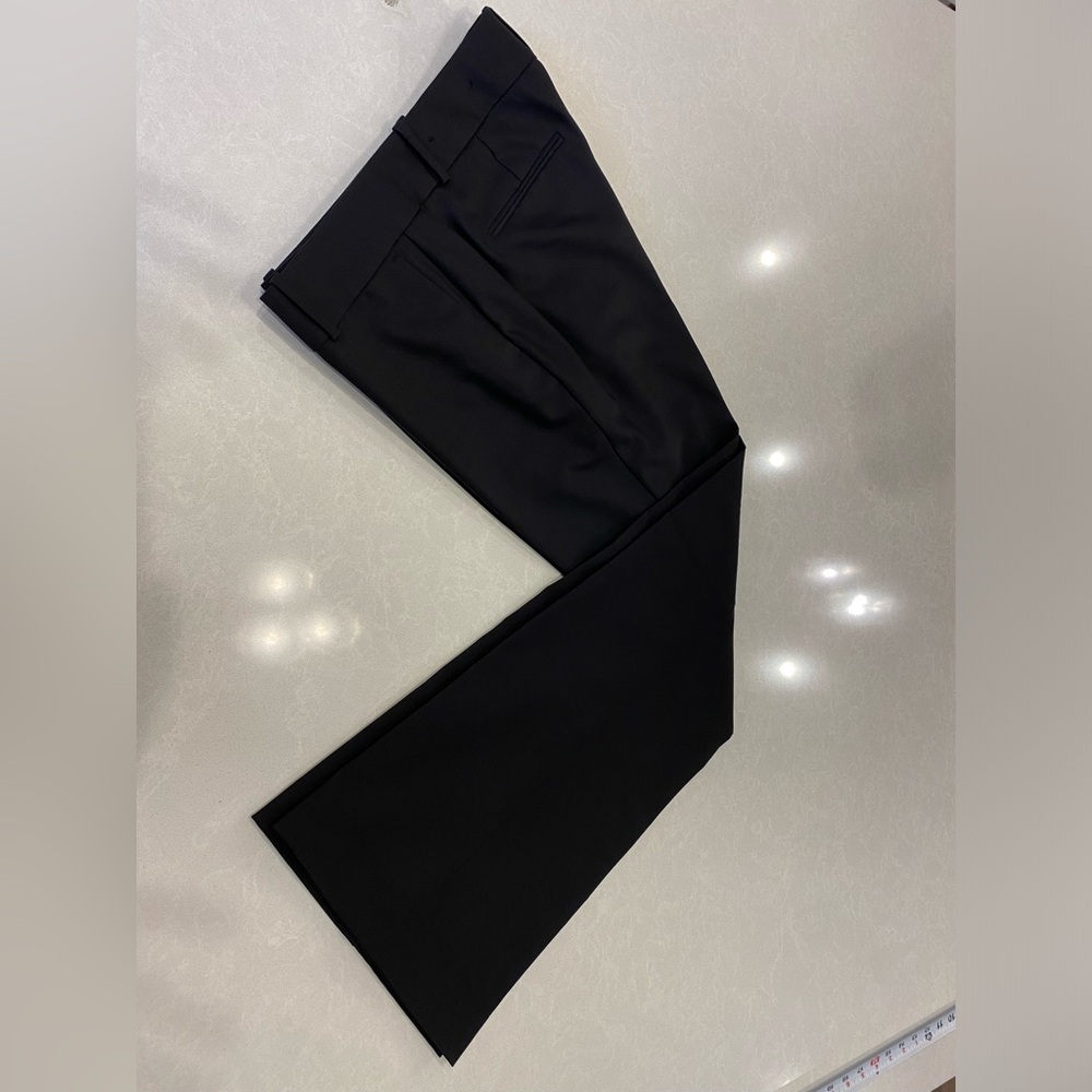 Ann Taylor Wool Blend Slacks Pants Black Size 10 - Picture 7 of 9